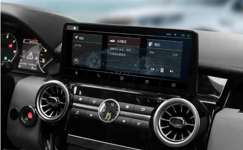 שדרוג רדיו רכב עם מסך מגע אנדרואיד 13 לרכב Discovery LR4 עם ניווט CarPlay מובנה 4G DSP מסך Blue-ray בגודל 12.3" מתאים לתמונה של מוצר Denso