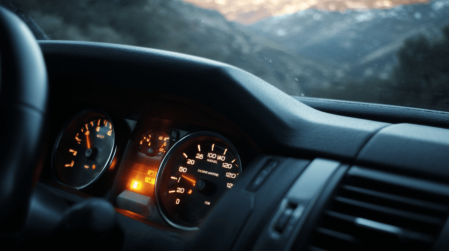 OBD diagnostic scanner connected to Land Rover Discovery 4 dashboard