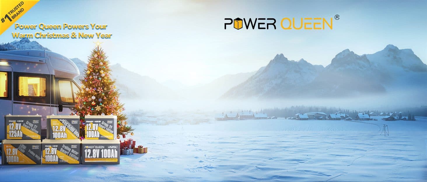 Power Queen LiFePO4 Battery 12V 100Ah Bluetooth Group31 Deep Cycle Battery image 6