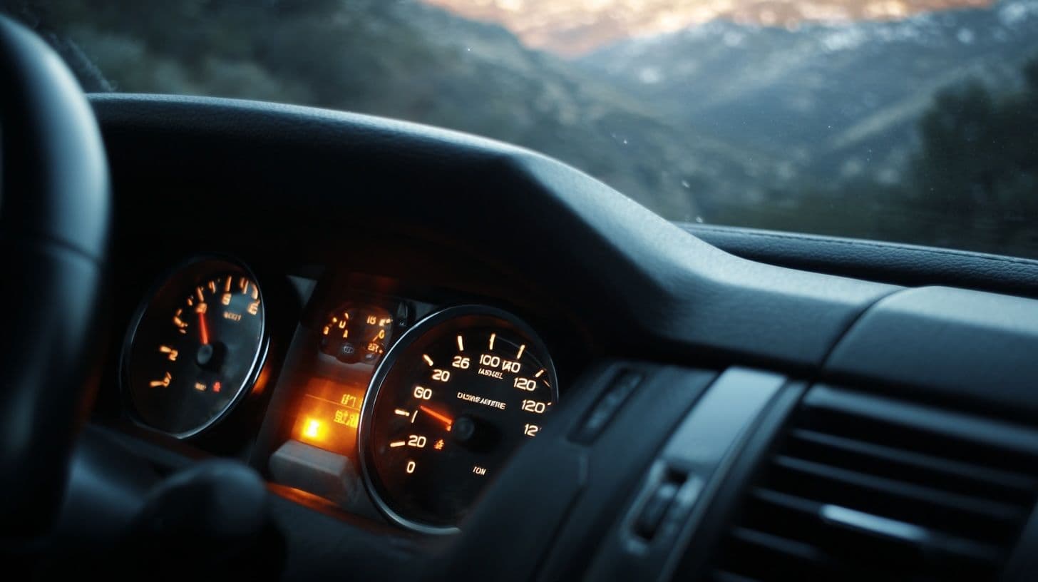 OBD2 diagnostic scanner connected to Land Rover Discovery 4 dashboard